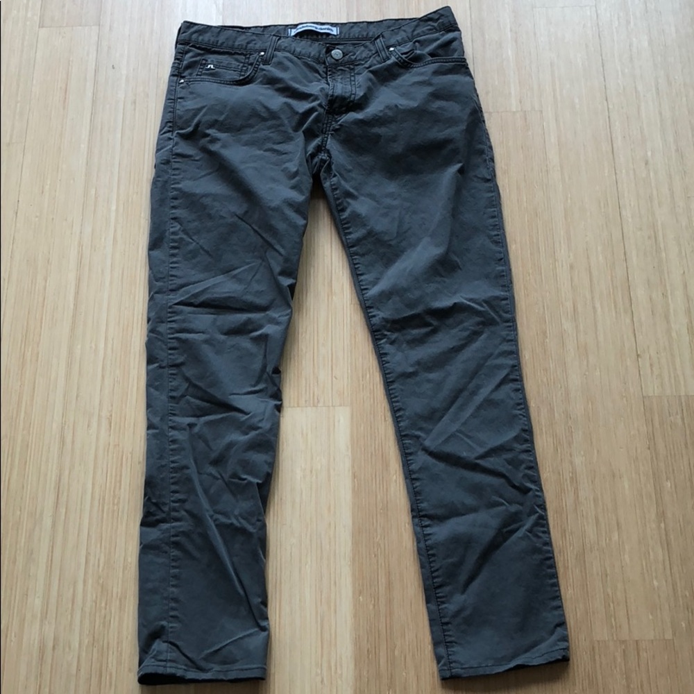 J. Lindbergh “Kirk” 5 pocket skinny stretch grey
